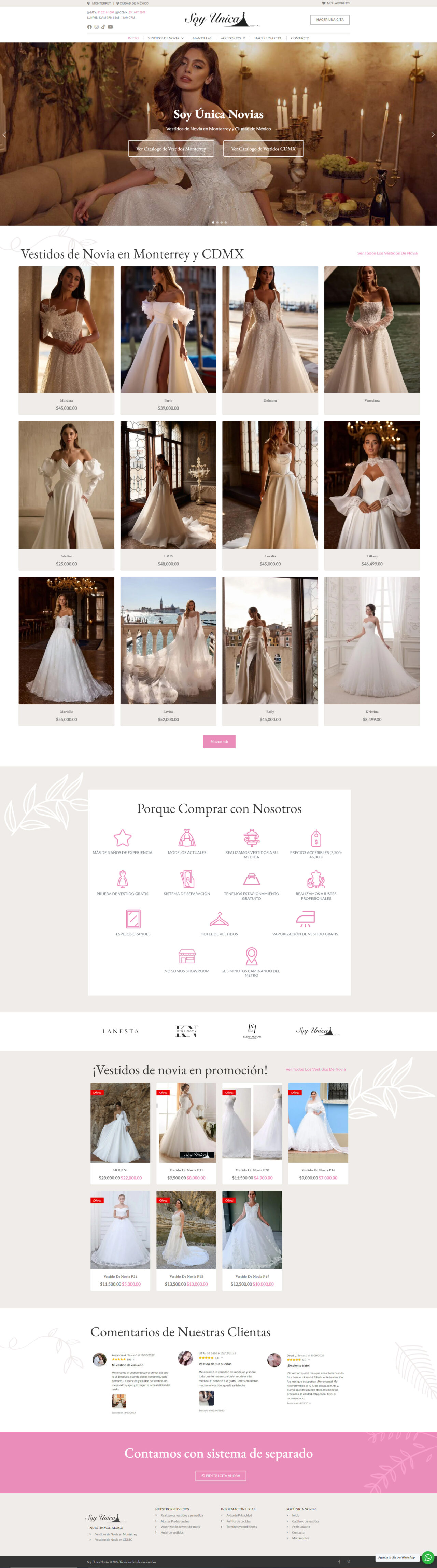 Soy Única Vestidos de Novia