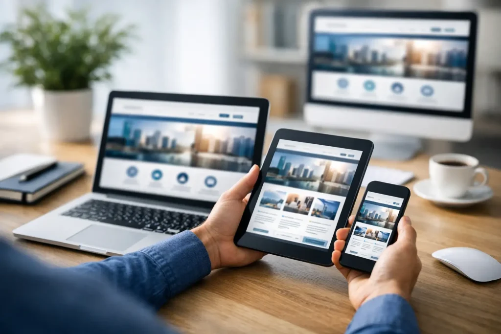 Página web responsiva para empresa: qué debe tener