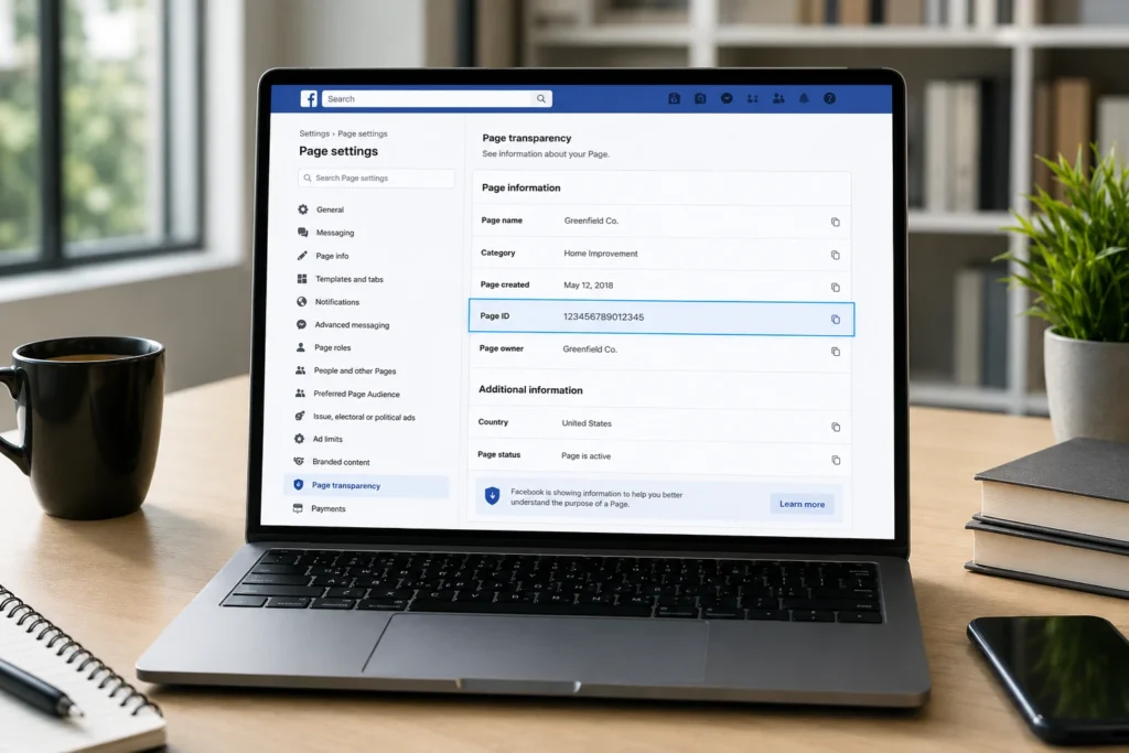 Cómo encontrar el ID de una página de Facebook paso a paso