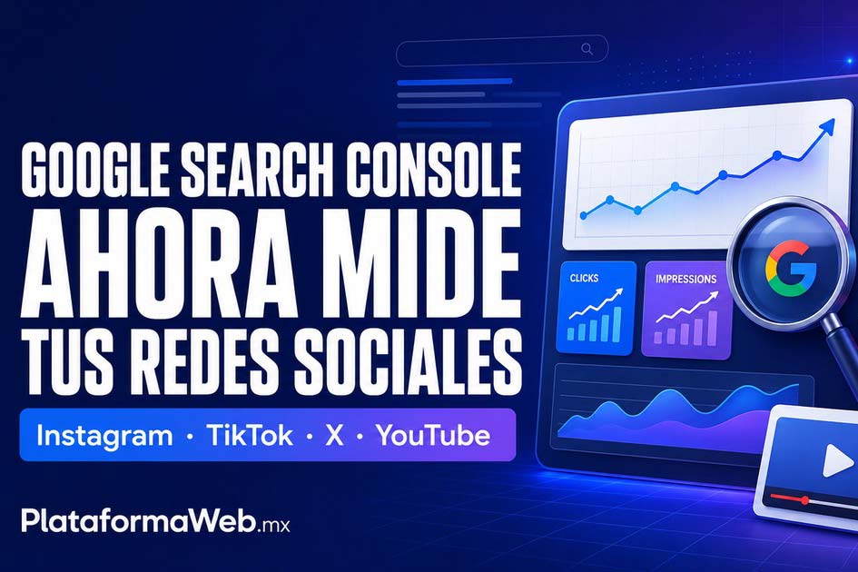 Google Search Console para redes sociales