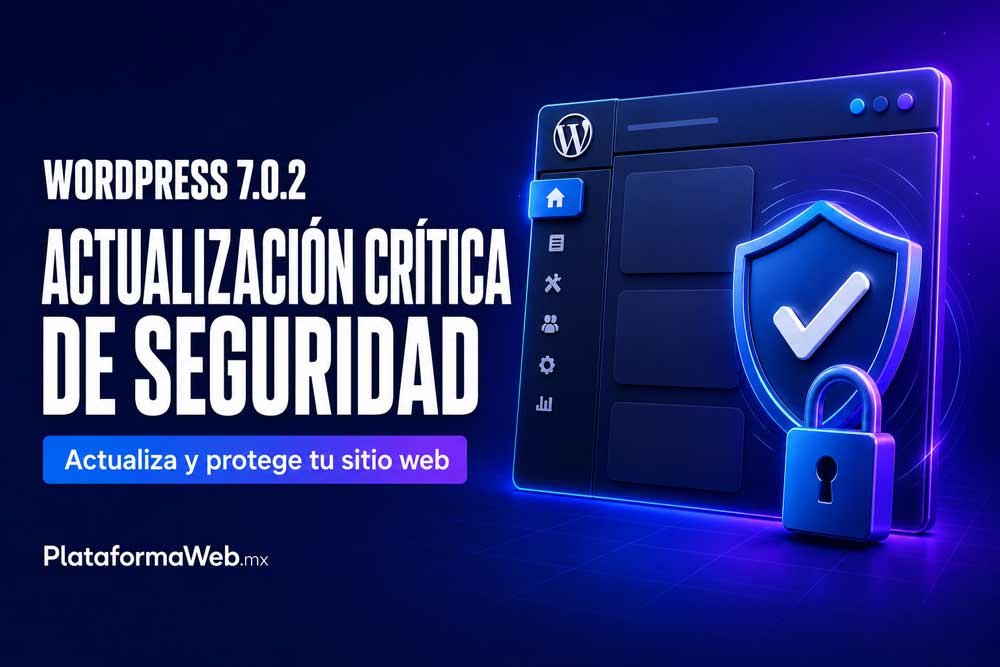 WordPress 7.0.2 corrige vulnerabilidades críticas: actualiza tu sitio cuanto antes