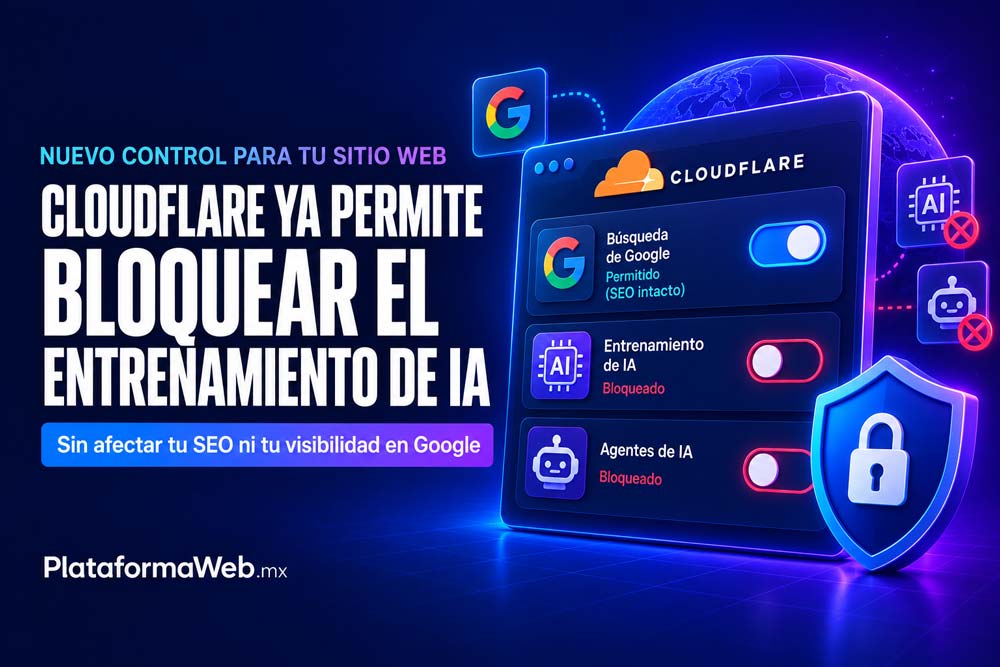 Configuración de Cloudflare para controlar buscadores, entrenamiento de IA y agentes sin afectar el SEO