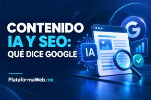 Contenido generado con inteligencia artificial y SEO según las nuevas directrices de Google